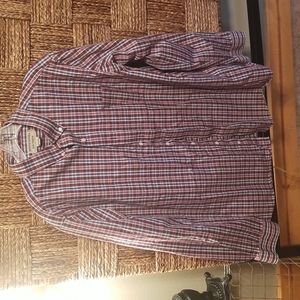 Men's Duluth Trading long sleeve button down size Large Tall.